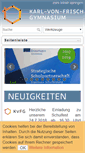 Mobile Screenshot of kvfg.de